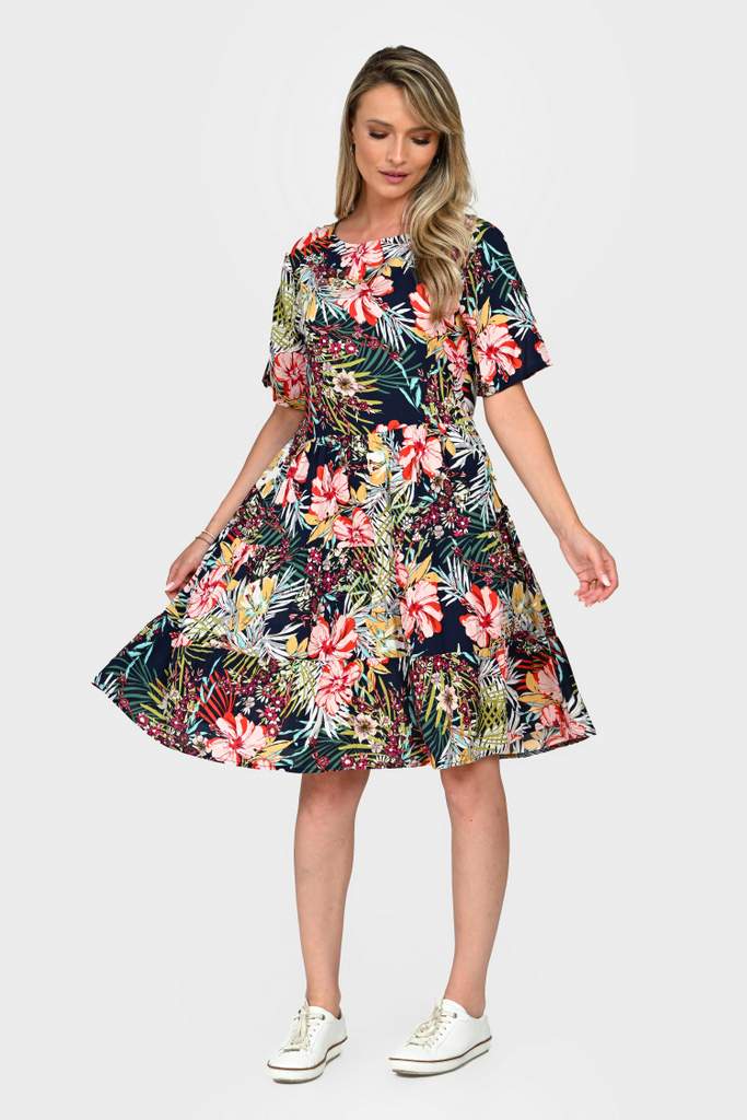 Rochie Dama, Eranthe, Tropical V328 - 3 | YEO